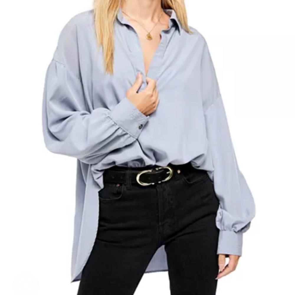 We The Free Love Until Tomorrow Poet Blouse